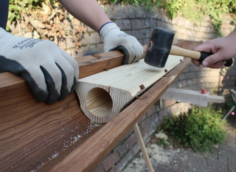 Wood Gutter Repair detail